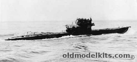 RCM 1/72 U-Boat Type IX-C Submarine - WWII plastic model kit